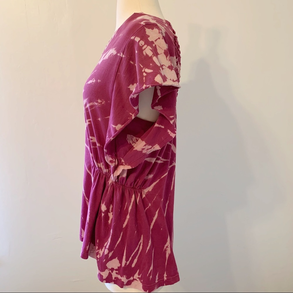 EARTHBOUND Purple Tie‎ Dye Batwing Shirt Medium - Picture 2 of 9